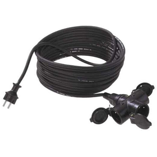 Bachmann 3-er Profi-Schutzkontakt-Verlängerungen für Handwerker und Heimwerker