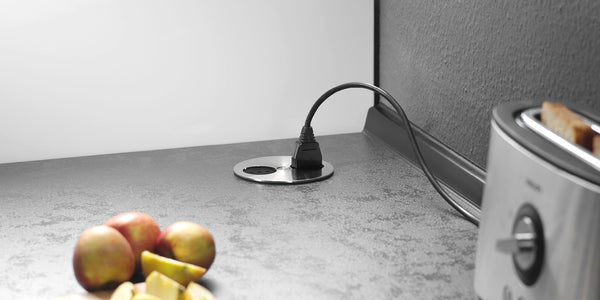 BACHMANN TWIST silber mit Toaster angeschlossen