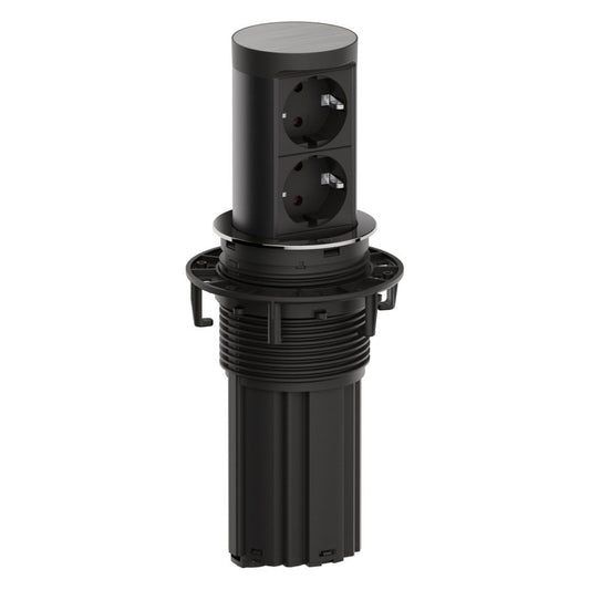 Bachmann Steckdoseneinheit ELEVATOR 2 in Edelstahl-Optik - Jetzt vorbestellen ACHTUNG: Aktuell voraussichtliche Lieferzeit: 2 - 3 Wochen!